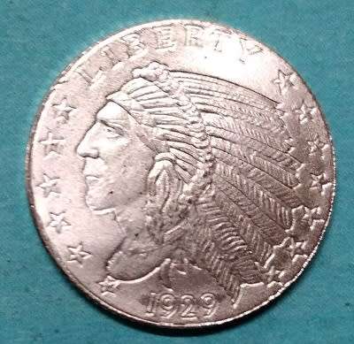 SALE!! 1/10th Silver Indian Head