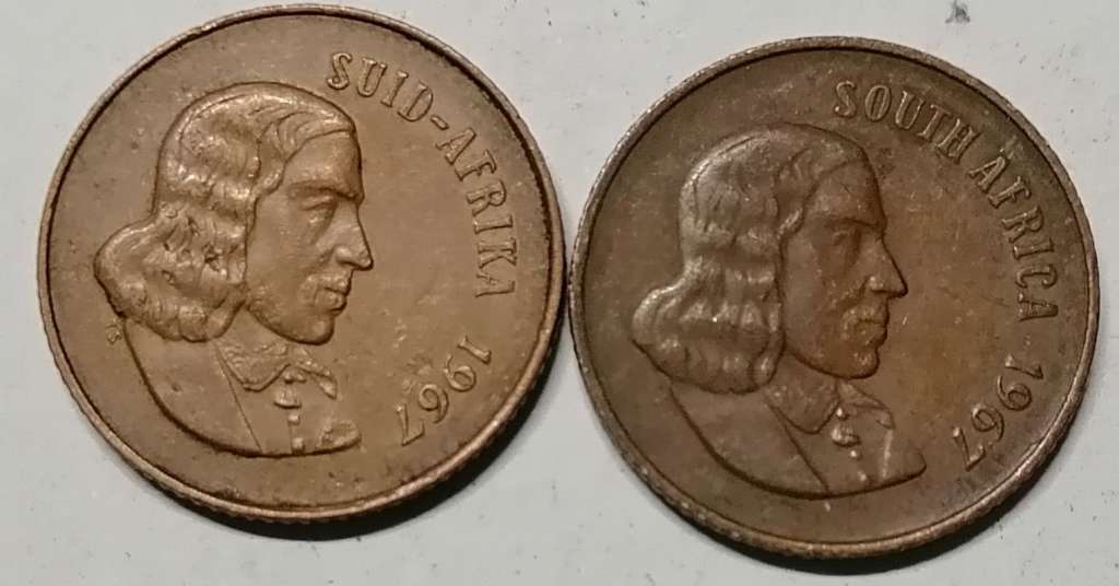 SALE!! 1967 2 CENT SET AFR + ENG
