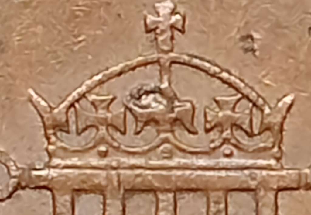 1983 GREAT BRITAIN  1 PENNY / NEW PENCE (with errors extra metal)