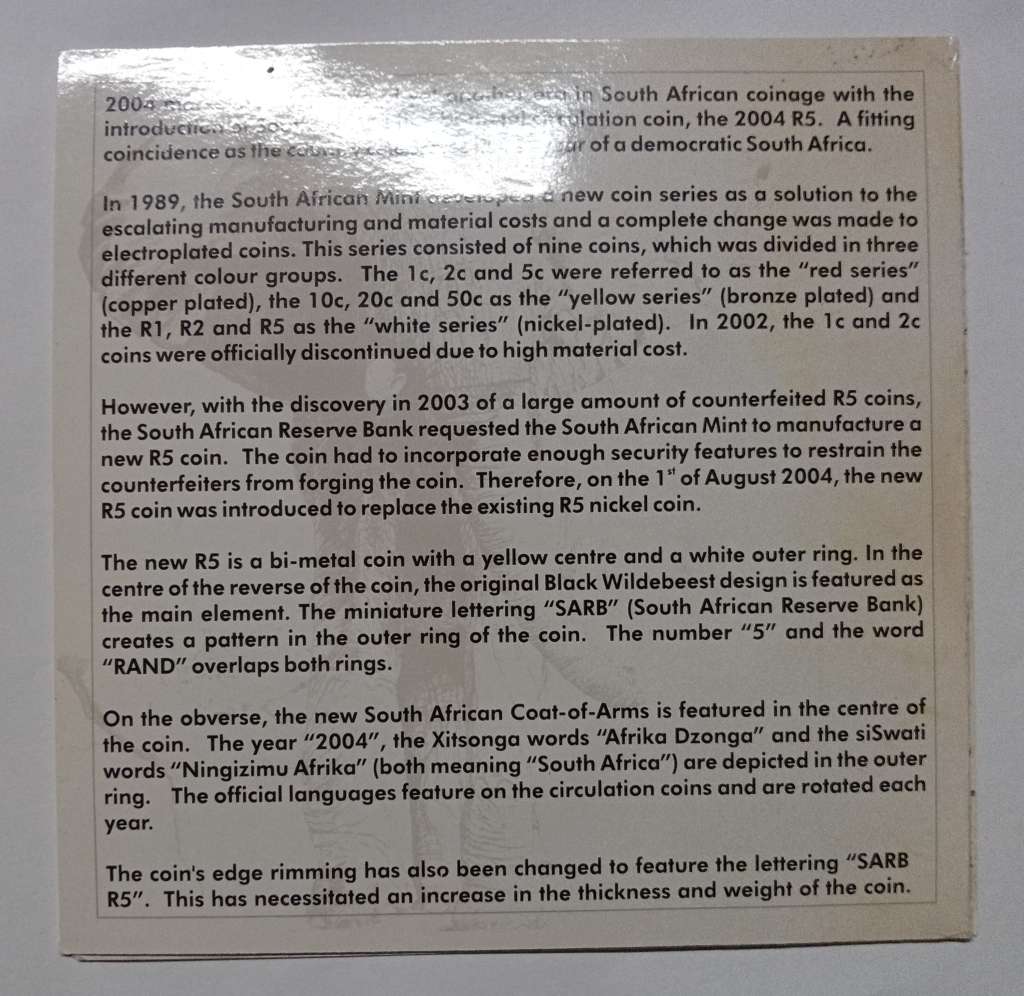 2004 Uncirculated Coin Set - sealed