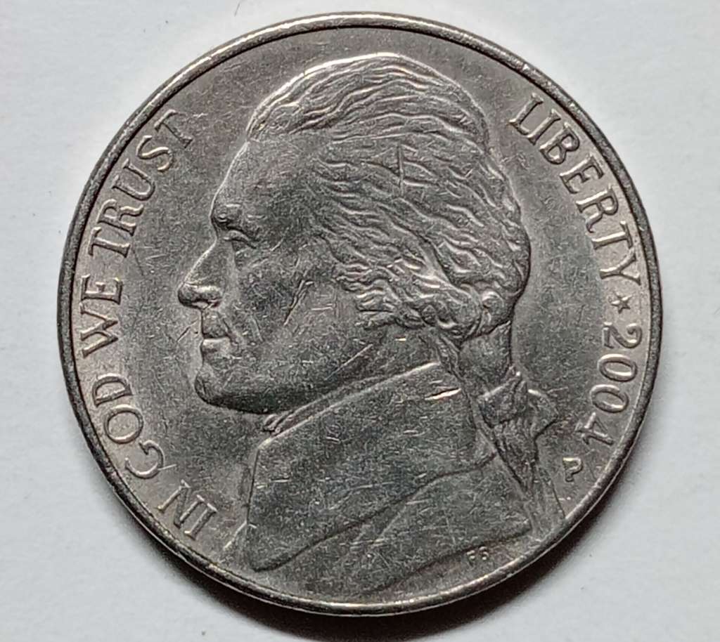 USA 2004 P Liberty 5 Cents nickel