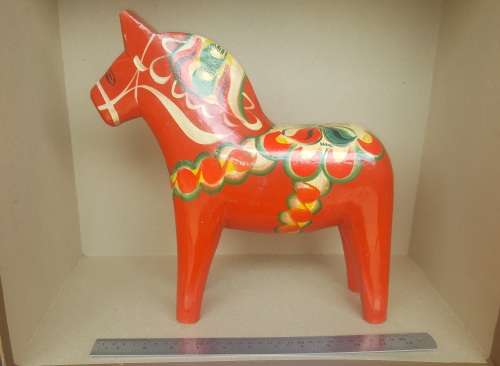 Large Traditional Wooden Swedish Dala Horse - For Pamela Greyling ONLY!