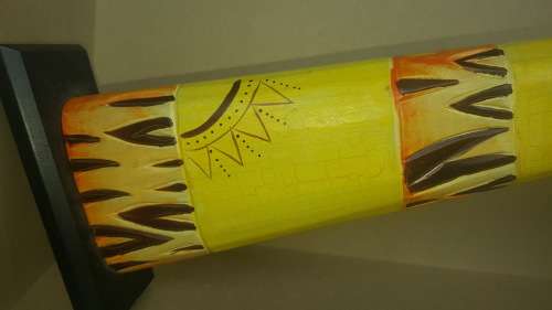 Vintage! Wooden Tall African Woman Statue - Hand Carved African Tribal Art Figurine