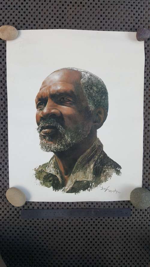 BEAUTIFUL PRINT OF AN OIL PAINTING BY DENIS MURPHY - 1972