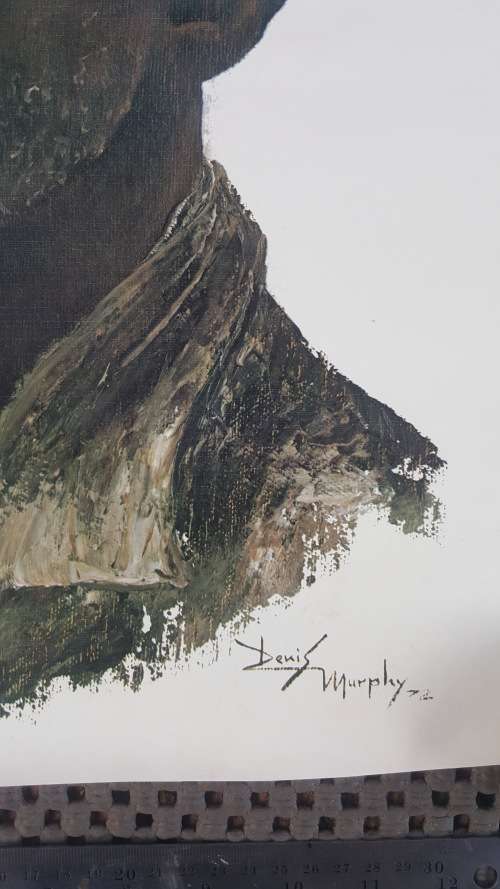 BEAUTIFUL PRINT OF AN OIL PAINTING BY DENIS MURPHY - 1972