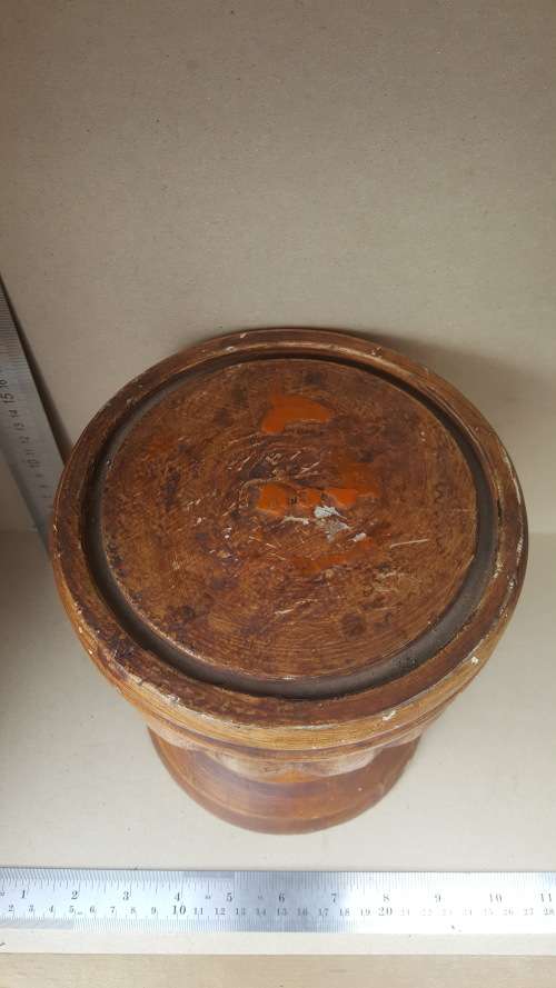 Large Wooden - Pillar style Candle Holder