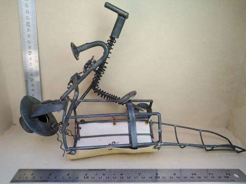 Steampunk - Saxophone Player Wine Bottle Holder