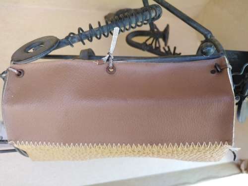 Steampunk - Saxophone Player Wine Bottle Holder