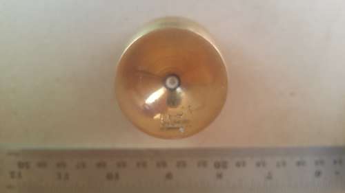 Vintage! Indian - Pair Of Brass Hand Etched Goblets