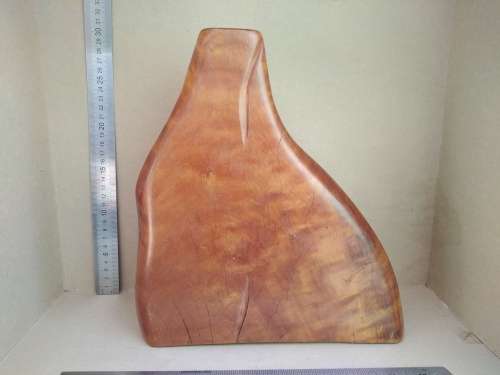 Vintage! Beautiful One-Off - Solid Wood Section - Candle Holder / Bud Vase / Bookend