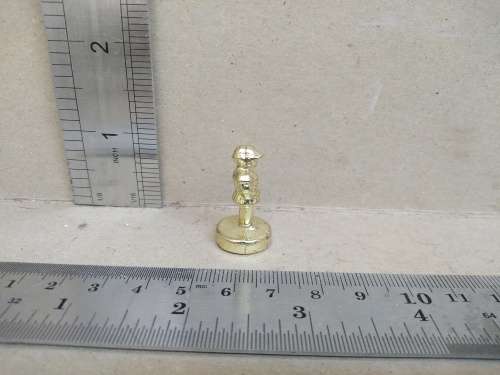 Vintage! Small Camelot Metal Chess Pieces by Italfama with Manopoulos Chess Board