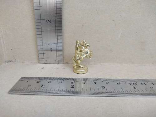 Vintage! Small Camelot Metal Chess Pieces by Italfama with Manopoulos Chess Board