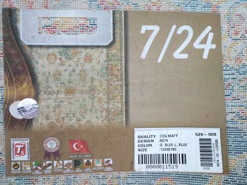 Turkish! - 7/24 MAFY- Beautiful New KASHAN, Central Persian design - Machine Made Rug - 133 X 185