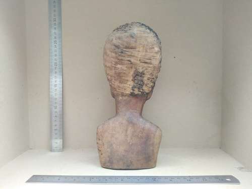 Africana! Hand Carved Wooden Bust - Shona Male
