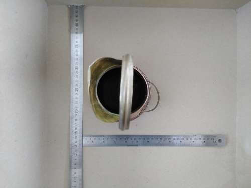 Vintage! Dance Scene Embosed Copper and Brass Ewer / Coal Scuttle