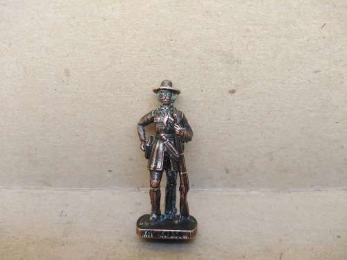 Vintage! Cowboys And Indians! - Small Die-Cast Metal Figures - Kinder Scame
