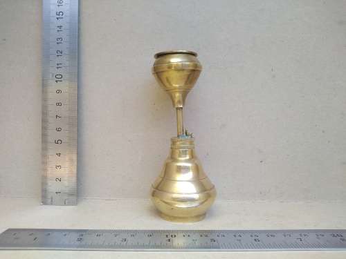 Vintage! Brass - Solid Brass - Narghile Miniature Hookah / Shisha Pipe