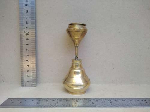 Vintage! Brass - Solid Brass - Narghile Miniature Hookah / Shisha Pipe