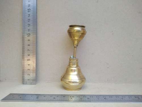 Vintage! Brass - Solid Brass - Narghile Miniature Hookah / Shisha Pipe