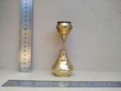 Vintage! Brass - Solid Brass - Narghile Miniature Hookah / Shisha Pipe