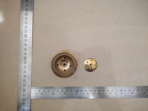 Vintage! Brass - Solid Brass - Narghile Miniature Hookah / Shisha Pipe