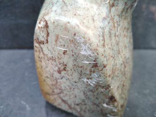 African! - Hand Carved - Stone Tribal Bust Of An Old Man With Goatee