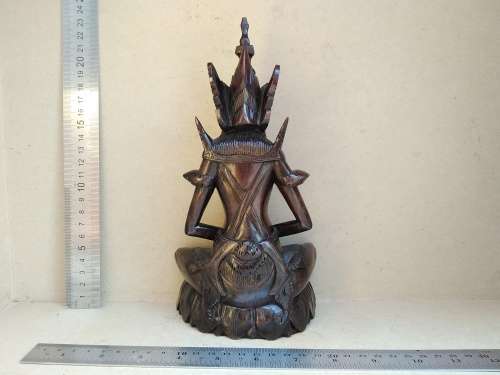 Balinese - Dewi Sri ? Wood Carving Statue