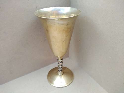 Vintage! Spain - Valero - Brass - Grapevine Stem - Goblet / Chalice