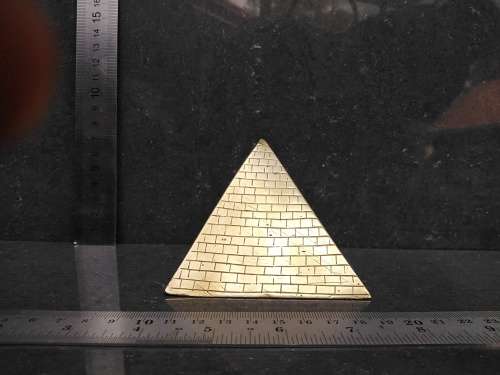 Vintage! Egyptian - Heavy Brass - Pyramid