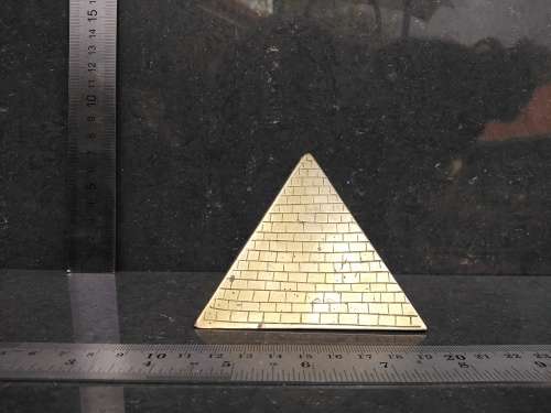 Vintage! Egyptian - Heavy Brass - Pyramid