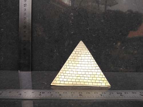 Vintage! Egyptian - Heavy Brass - Pyramid