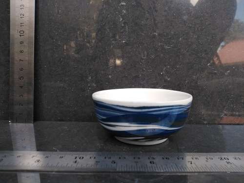 Vintage Hebridean Studio Pottery - Fear On Eich - Isle of Lewis - Marble Effect - Small Bowl