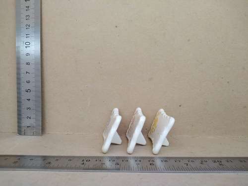 Vintage! 50`s Set of 6 Shafford Porcelain Place Settings - Place Cards - with some Glaze Crazing