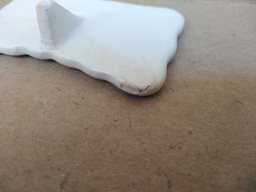 Vintage! 50`s Set of 6 Shafford Porcelain Place Settings - Place Cards - with some Glaze Crazing