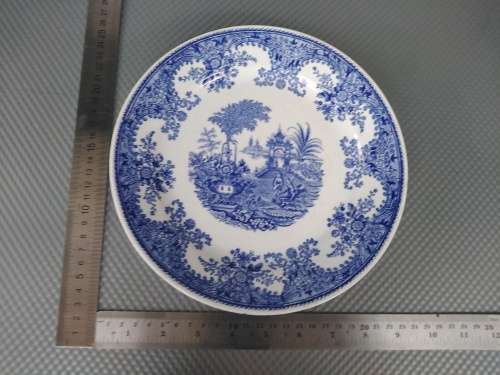 Vintage! Finlandia - Arabia Soumi - Blue Landscape Scene - Decorative Plate
