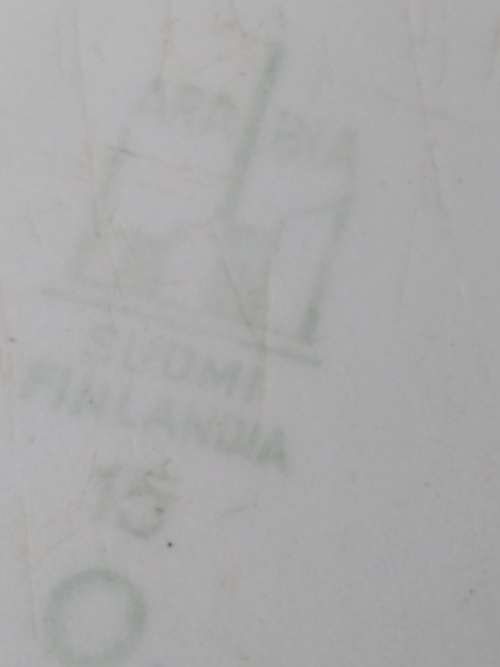 Vintage! Finlandia - Arabia Soumi - Blue Landscape Scene - Decorative Plate