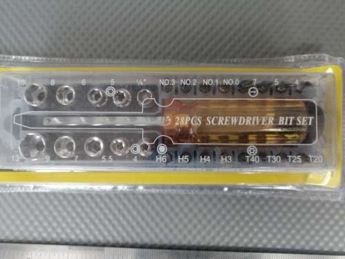 CRAZY R1 - Get Busy! 28 Piece Screwdriver Life Assistant  (Screwdriver and bits set)