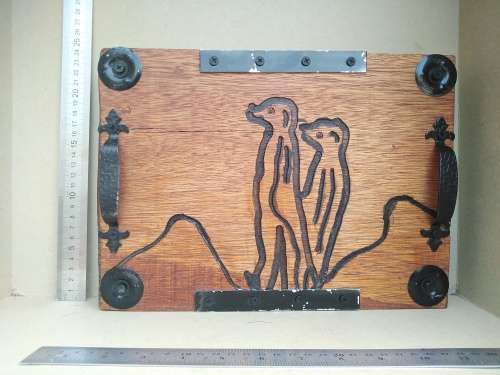 Retro Style Wooden Serving / Storage Tray