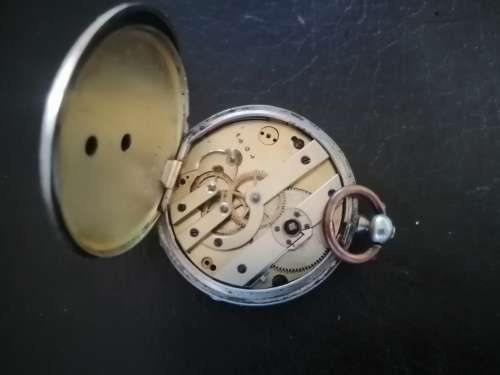 Antique! Swiss - Cylindre 8 Rubis Pocket Watch (For Spares Or Restoration)