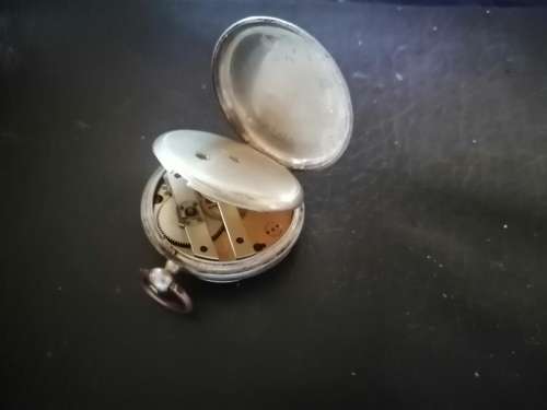 Antique! Swiss - Cylindre 8 Rubis Pocket Watch (For Spares Or Restoration)