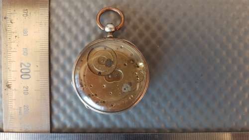 Antique! Swiss - Cylindre 8 Rubis Pocket Watch (For Spares Or Restoration)