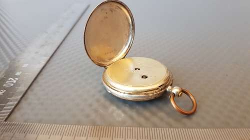 Antique! Swiss - Cylindre 8 Rubis Pocket Watch (For Spares Or Restoration)