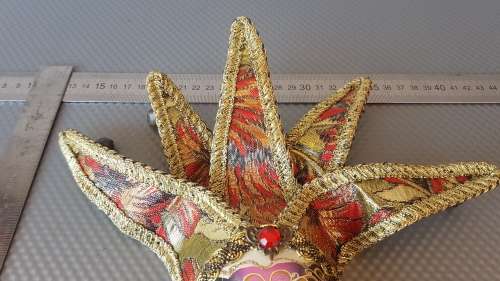 Vintage! Miniature Resin Venetian Carnival Jester Mask - Wall Hanging