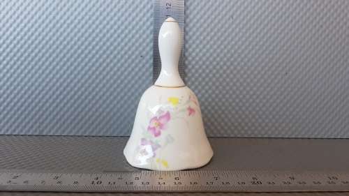 Vintage! - Taiwan - Porcelain Floral - Table Bell