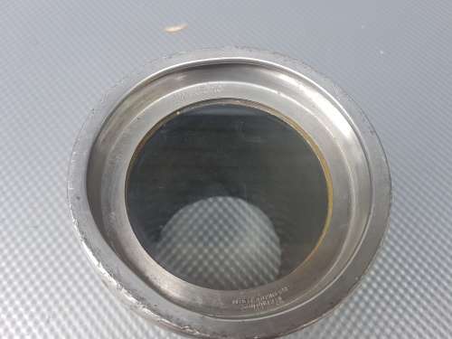 Vintage! Glass Bottom English Pewter Tankard