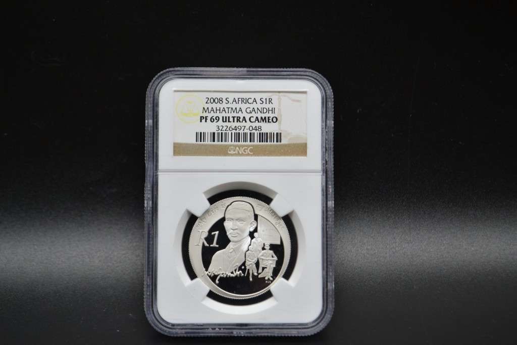 2008 SILVER R1 - GHANDI - PF69 UC