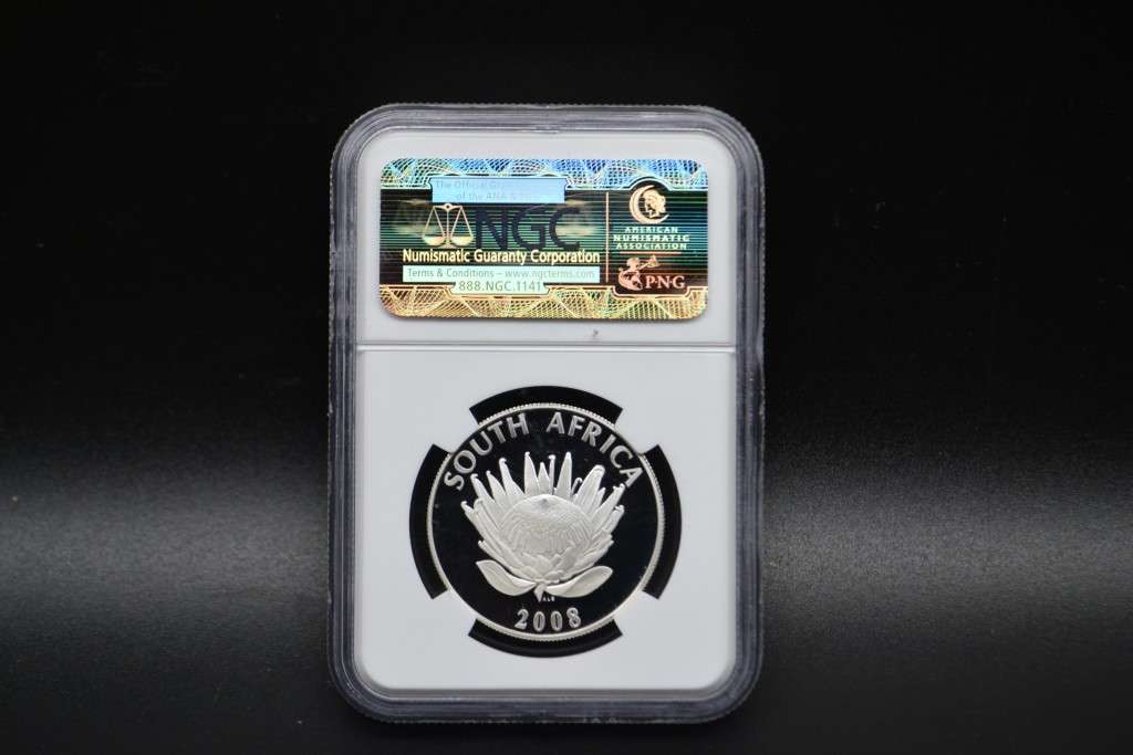 2008 SILVER R1 - GHANDI - PF69 UC