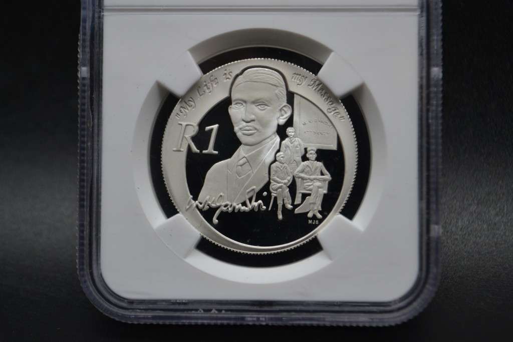 2008 SILVER R1 - GHANDI - PF69 UC