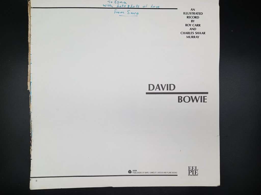 David Bowie: An Illustrated Record with color photos (Size - 30cm)