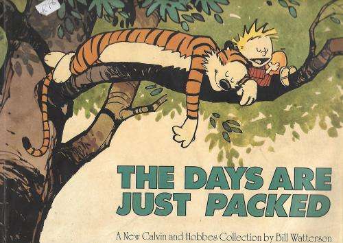 Calvin and Hobbes: The days are just packed